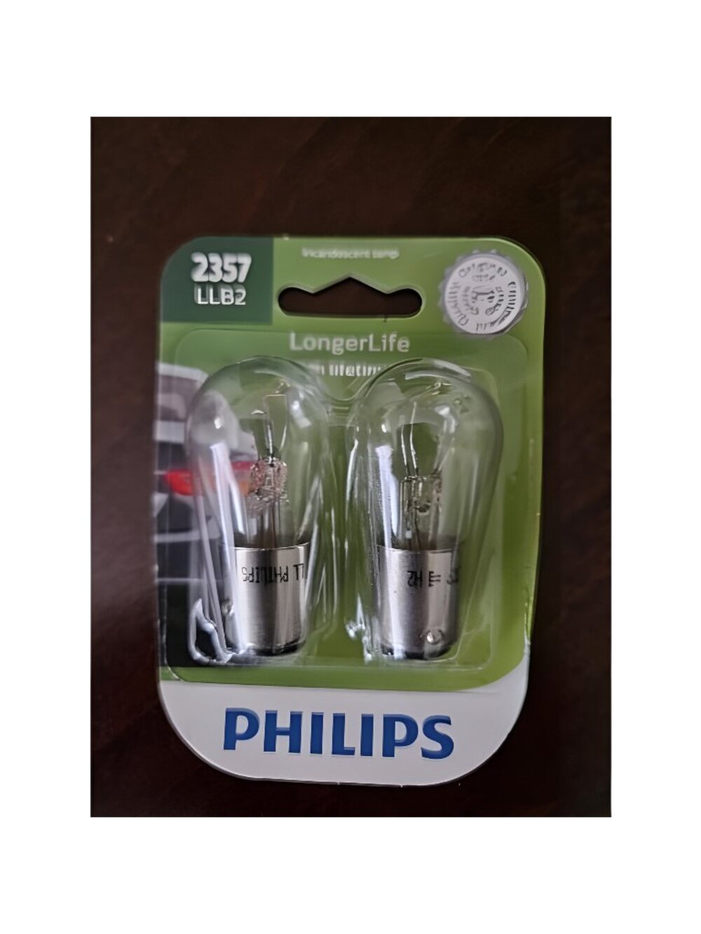 Automotive lighting 2357 LongerLife Miniature Bulb, 2 Pack